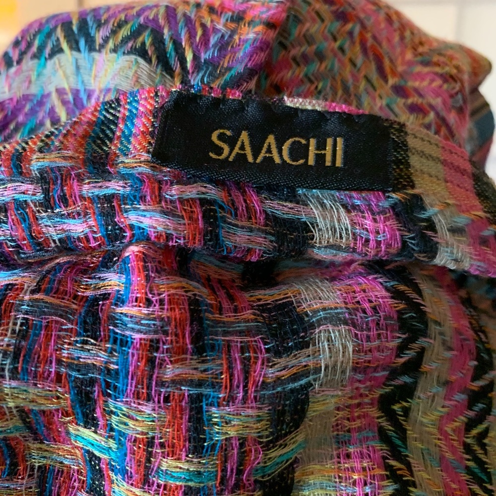 Colorful lightweight scarf - Picture 8 of 10